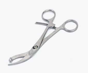 REPOSITIONING FORCEPS, w.ballspike and elevator jaws, 175mm