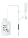 BLOOD BAG + diversion pouch, single, CPDA1, 450 ml, s.u.