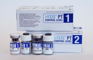 (ch. clin. i-STAT) CONTROLE PT/INR, niv. 2, kit,5+5 06P17-14