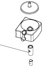 (aspirateur Atmoport N) SUPPORT FLOTTEUR 312.0442.0