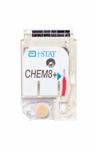 (clinical chem. i-STAT) CARTRIDGE CHEM 8+ ref.09P31-25