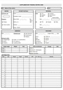 FICHE NUTRITION SUPPLEMENTAIRE, anglais, A4 recto/verso