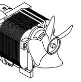 (nebulizer PARI BOY SX) COMPRESSOR FAN 85E0144