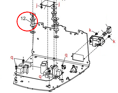 (cent. Hettich EBA200) BEARING E4433