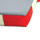 (matelas 80 x 190 cm) HOUSSE, jersey/PVC + fermeture