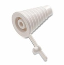 ADAPTATEUR POUR FLACON, effilé Ø 16 à 28mm, plastique