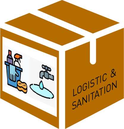 (module VHF isolation) LOGISTIC AND SANITATION