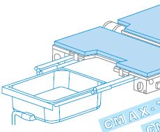 (op. table Stéris) UROLOGICAL PAN + discharge tube TAB730R