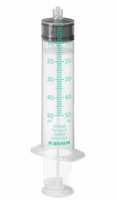 SYRINGE, Luer-lock, 50 ml, s.u.