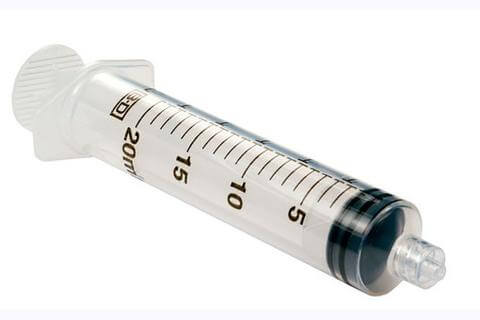 SYRINGE, Luer-lock, 20 ml, s.u.