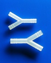 CONNECTOR, Y-shaped, ext. Ø 4 to 5 mm, autoclavable