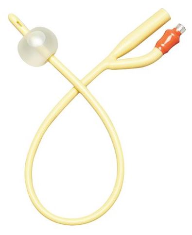 URINARY CATHETER, FOLEY 2 way, balloon, sterile, s.u., CH16