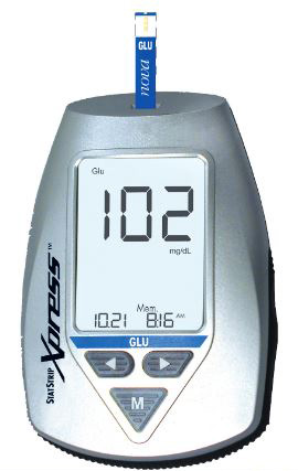 GLUCOMETER, blood glucose monitor (StatStrip Xpress) mg/dl