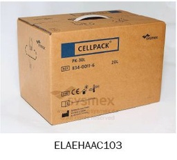 [ELAEHAAC103] (HA Sysmex KX21-XP300-XQ320) CELL PACK, 20 l bottle