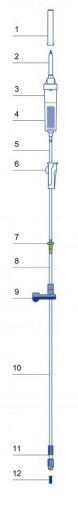 (inf. pump Agilia) TRANSFUSION LINE VLTR 00