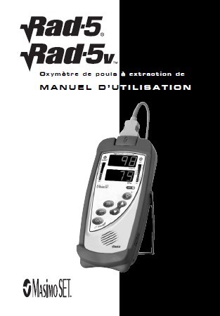 (oxymetre RAD-5) MANUEL UTILISATEUR