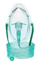 OXYGEN FACE MASK, simple, with tubing, adult size