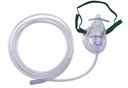 OXYGEN FACE MASK, simple, with tubing, paediatric size