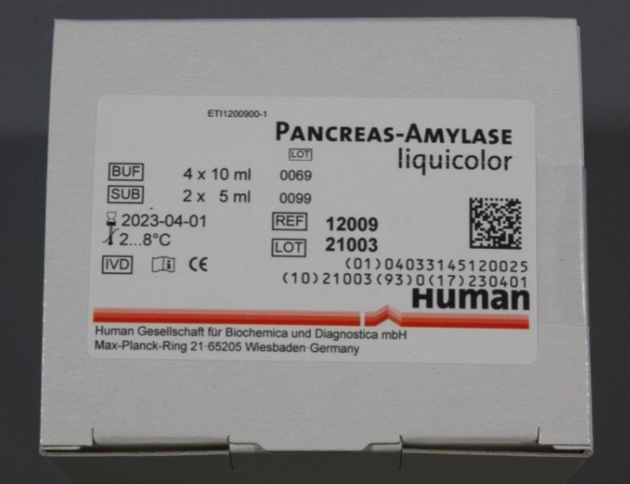 (spectrophotomètre) KIT, P-AMYLASE 4 x 10 ml 12009