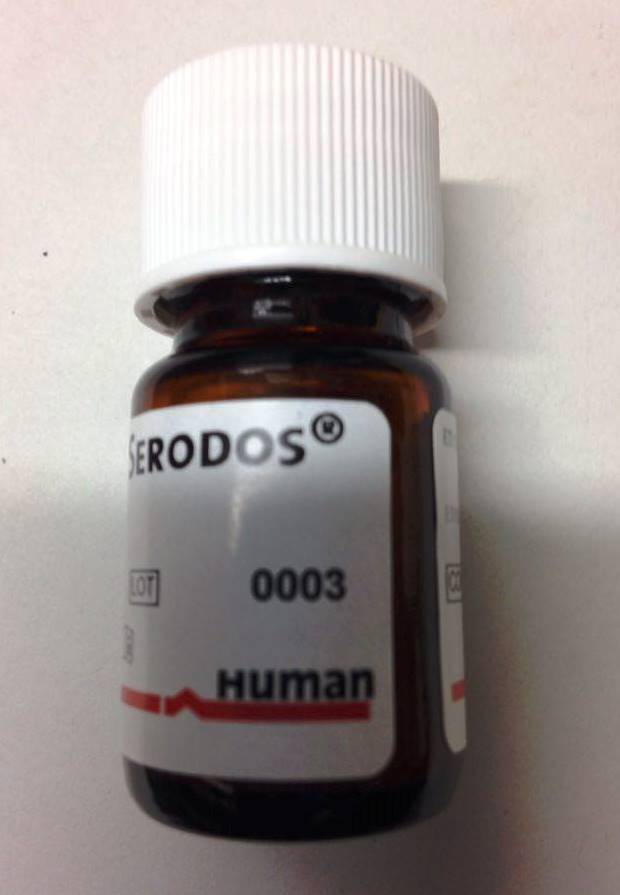 (spectro) CONTROLE SERODOS  (Human) normal 6 x 5 ml