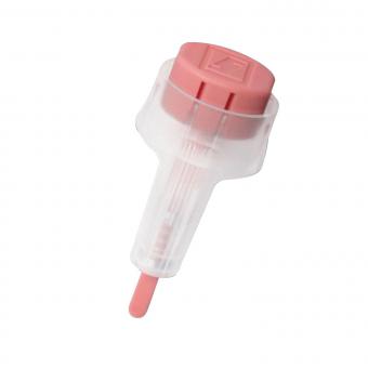 LANCETTE DE SECURITE grand débit, lame 1,2x1,5mm rose, u.u.