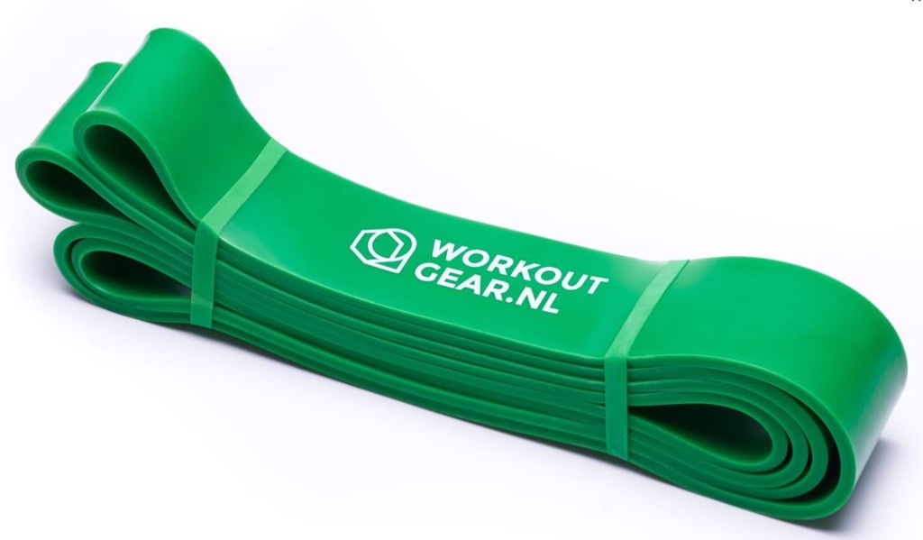 ELASTIC EXERCICE BAND, strong resistance green, 5.5 m