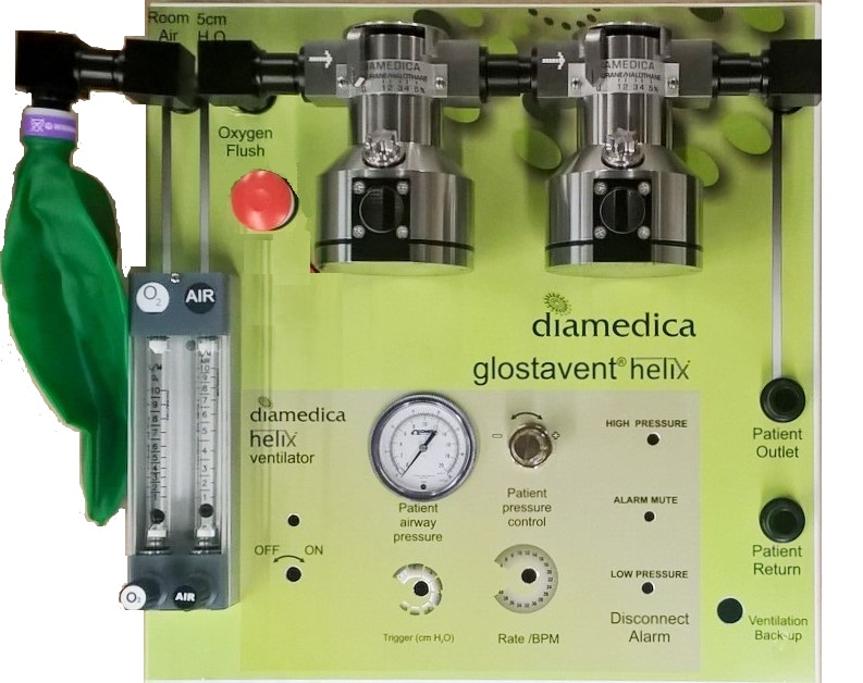 (Diamedica Helix-Glostavent) DUO CONTROL PANEL, 2 vaporisers