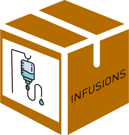 (mod OPD) INFUSIONS, for observation beds