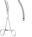 FORCEPS, INTESTINAL, DOYEN-BABY, atr., 13 cm, curv. 50-17-63