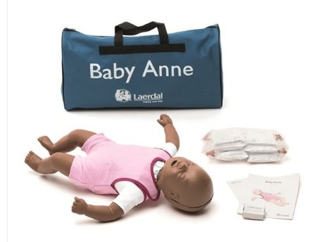 MANNEQUIN CPR, baby Anne, dark (Laerdal 130-03050)