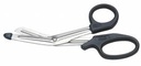 SCISSORS, for emergency case, plastic ring, 19 cm