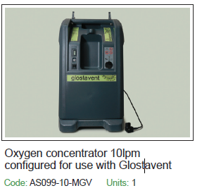 (Diamedica Helix-Glost) CONCENTRATOR O2 10l, AS099-10-MGV