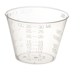 [SDDCMCUP30-] MEDICINE CUP, plastic, 30 ml, disposable