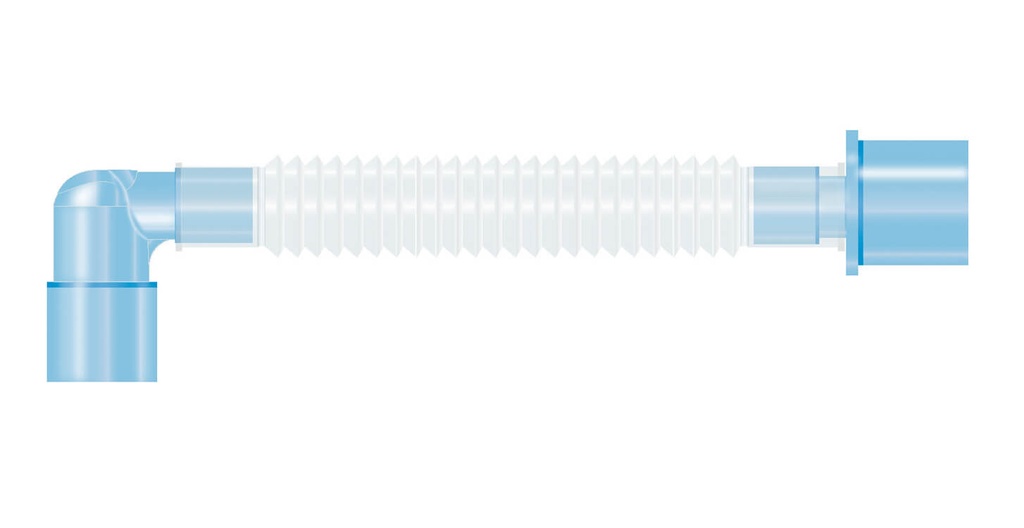 CATHETER MOUNT, reusable, SI, with elbow, 150mm