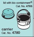 (centr.Hettich 420/420R) 4 CARRIERS/BUCKETS, 4780