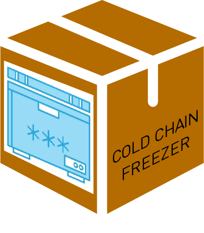 (mod hospital pharmacy) COLD CHAIN, freezer, 111 liters