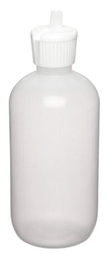 BOTTLE, plastic, 200/250ml, with SPOUT