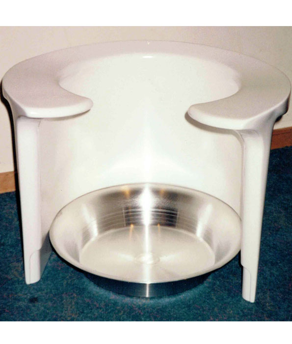 TABOURET D'ACCOUCHEMENT, avec bol (Birth-Mate)