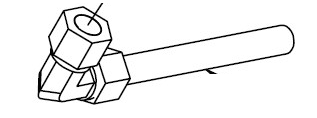 (conc. NL Intensity 10l) ENSEMBLE TUBE AVEC ECROU TU203-2