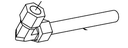 (conc. NL Intensity 10l) ENSEMBLE TUBE AVEC ECROU TU203-2