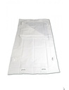SAC MORTUAIRE, plastique, blanc, 250-200µm, enf.,150x100cm