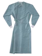 SURGICAL GOWN, non-woven, high performance, sterile, L