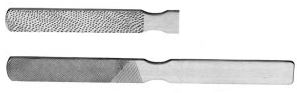 FILE AND RASP, BONE, flat, 22 cm, 20 mm width 26-14-22