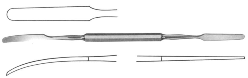 DISSECTEUR MacDONALD, double, mousse 19 cm 26-37-90