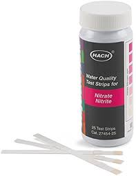 NITRATE/NITRITE TEST, 0-50 / 0-3 mg/l, 25 strips