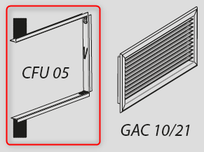 (grille de reprise 250x150mm) ENCADREMENT