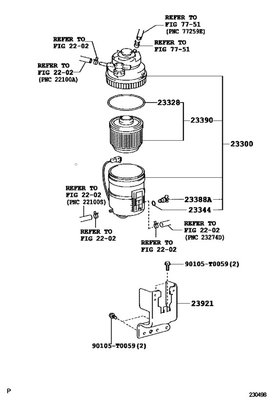 PLUG fuel filter drain, GUN125