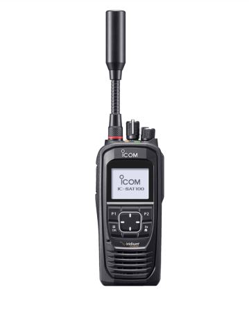 SATELLITE PHONE (Icom IC-SAT100) PTT + battery