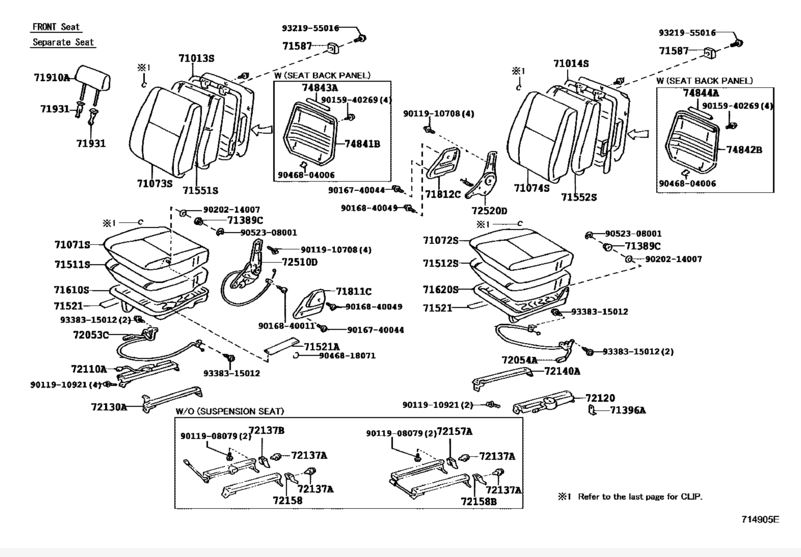 FOAM SEAT BASE FRONT RH FOR LHD