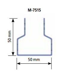 (Mecalux) MONTANT modèle 80, 2000mm, époxy, bleu